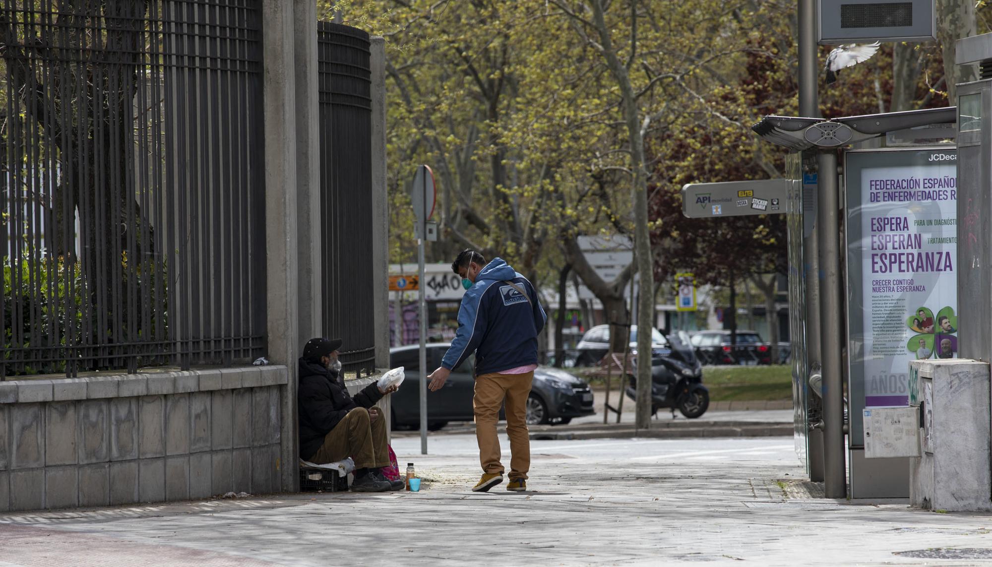 Castellana pobreza sin hogar